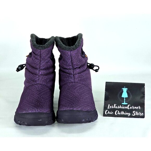 Bogs Kid's Eggplant Bmoc Waterproof Insulated  Fleck Boot Size 4 Young 283 - Picture 11 of 16